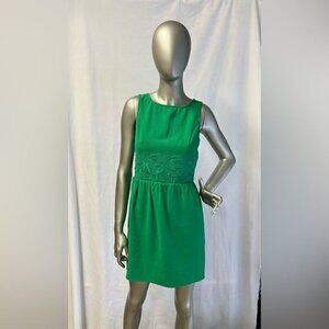 UrbanOutfitters Pins & Needles Sleeveless Crepe Dress Floral Waist Green SizeS